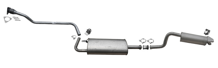 Auspuff für RENAULT GRAND ESPACE 4 IV 2.0 & 2.0 Turbo Auspuffanlage