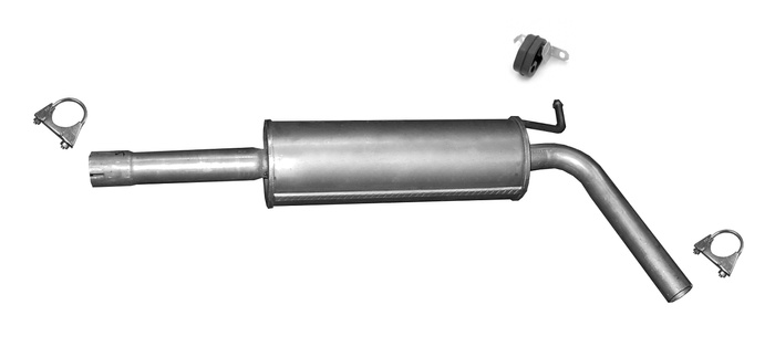 Mittelschalldämpfer für AUDI A1 SEAT IBIZA SKODA FABIA III VW POLO V 1.0 TSi TFS