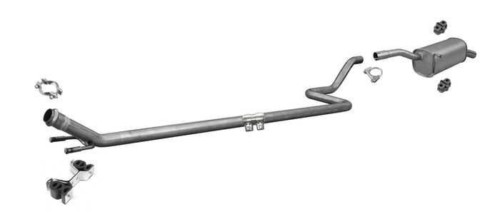 Auspuff für CITROEN BERLINGO C4 PICASSO PEUGEOT PARTNER 1.6 HDI ab 2010