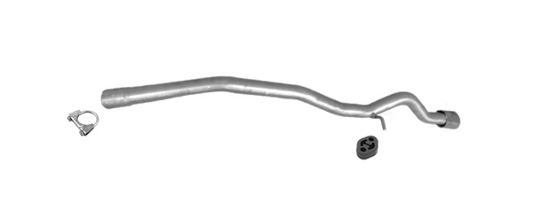 Endrohr für MERCEDES-BENZ B180 (W245) 2.0 CDi Sports Tourer mit Chrom Auspuff