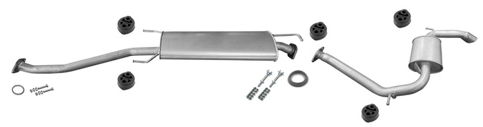 Auspuff für Lexus NX 300h 2.5i Hybrid  Auspuffanlage