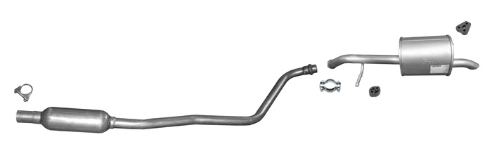 Auspuff für HYUNDAI i10 (II) 1.0 auch LPG Fließheck 2013-2016 Auspuffanlage