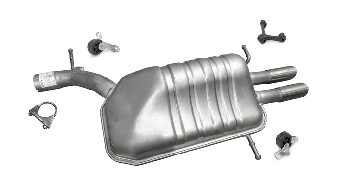 Endschalldämpfer für AUDI A4 B5 2.4 2.6 2.8 Quattro 1995-2001 Auspuff