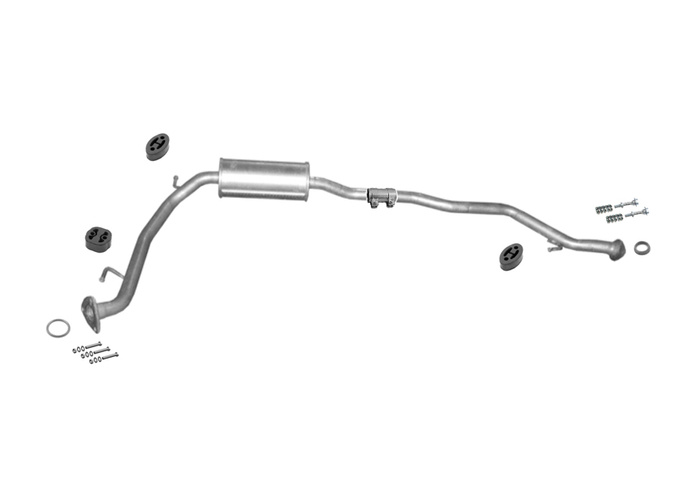 Mittelschalldämpfer für HONDA JAZZ 1.2i 1.4i 8V 2001-2008 Auspuff