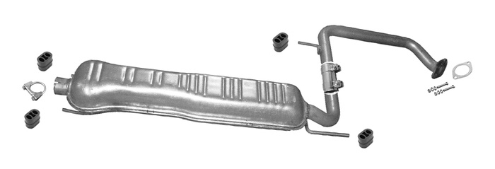 Mittelschalldämpfer für OPEL ZAFIRA A 1.6 CNG 97PS 2001-2005 Auspuff