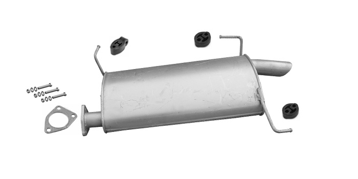 Endschalldämpfer für MITSUBISHI GRANDIS 2.0 DI-D 136PS 2005-2010 Auspuff Endtopf