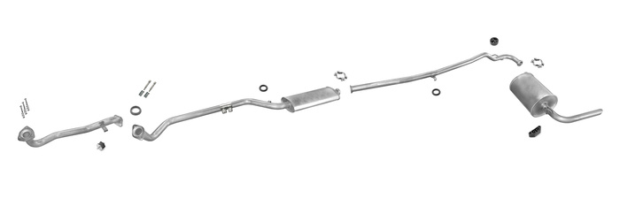 Auspuff RENAULT TRAFIC I 2.5 D LWB-Lang Auspuffanlage