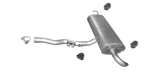 Endschalldämpfer NISSAN QASHQAI 2.0 DCI 150PS 2X4 4X4 ab 2006 Auspuff