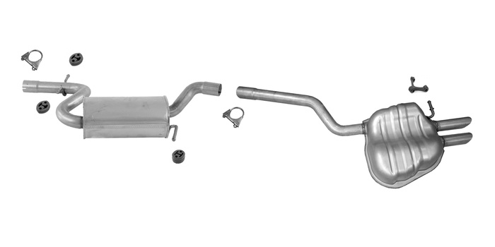 Auspuff für SKODA OCTAVIA II 2.0 FSI Schrägheck Kombi nür motorcode BLR und BVY