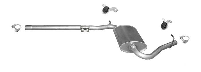 Mittelschalldämpfer AUDI A4 (B6 B7) 1.6 Stufenheck Kombi Auspuff