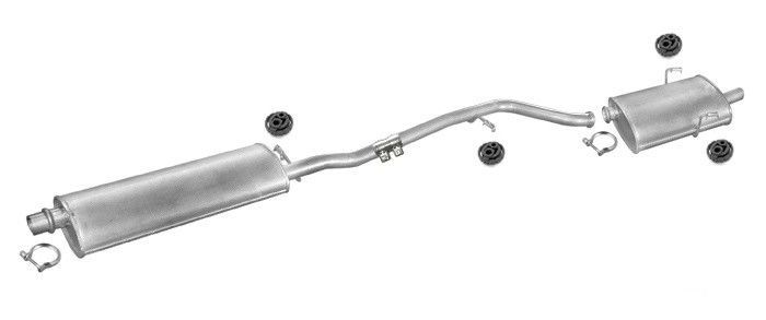 Auspuff PEUGEOT 406 2.0 Coupe Stufenheck 05.2000-2004 Auspuffanlage