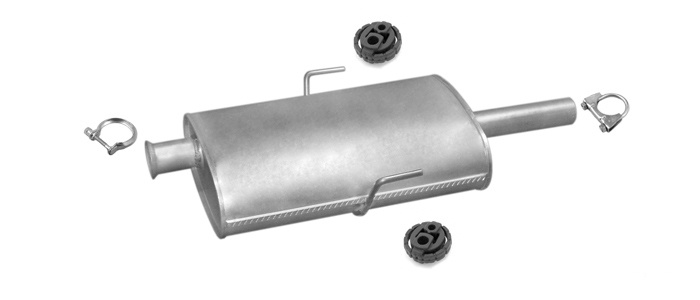 Mittelschalldämpfer RENAULT ESPACE III 1.9 DTI 2.2 DT TD 1996-2002 Auspuff