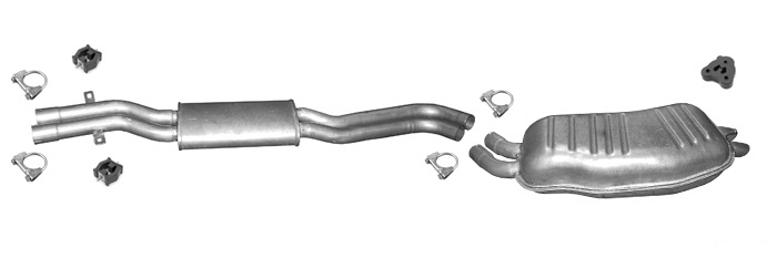 Auspuff BMW 3 (E46) 330d 330xd 330Cd Turbo Diesel 1999-2006 Auspuffanlage