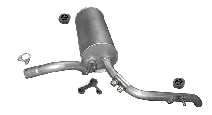 Endschalldämpfer für AUDI A2 1.4 75 PS 02.2000 - 08.2005  Auspuffanlage