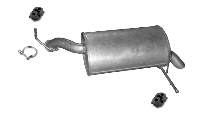 Endschalldämpfer PEUGEOT 407 2.2 16V Stufenheck Kombi ab 2004 Auspuff