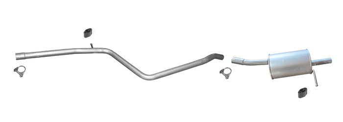 Auspuff für DACIA DUSTER (HS) 1.5 dCi 79kW 81kW ab 06.2010 Auspuffanlage