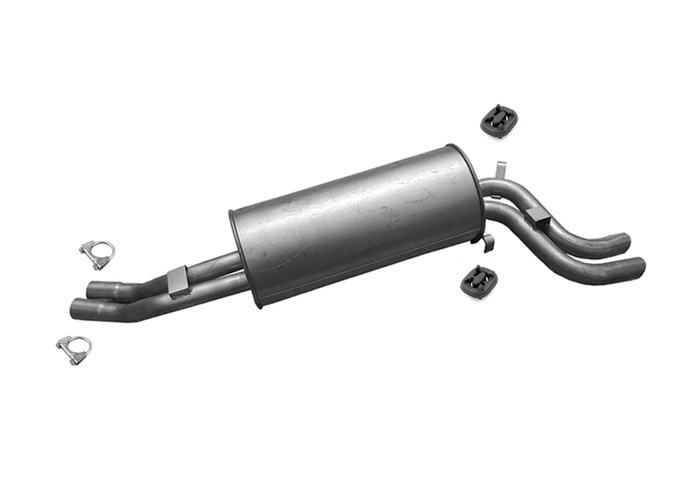 Endschalldämpfer für MERCEDES S W126 3.0 180 188PS 1985-1991 Auspuff