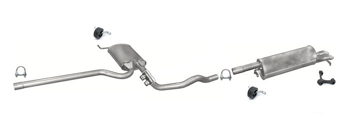 Auspuff VW PASSAT B5 1.9 TDI 90PS Motor: AHU Auspuffanlage