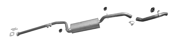 Auspuff für FORD C-MAX / FOCUS 1.5 1.6 TDCi 2010-2019 Auspuffanlage