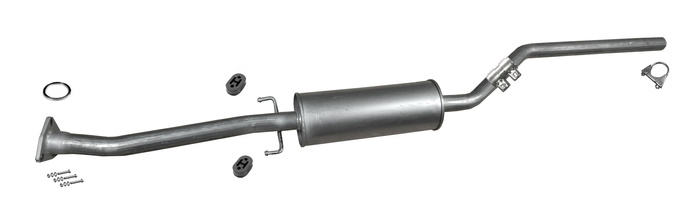 Mittelschalldämpfer für HONDA ACCORD VIII (CU) (CW) 2.0 Auspuff