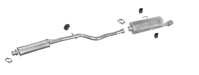 Auspuff für CITROEN SAXO 1.6 VTS 120PS 2000-2004 Auspuffanlage