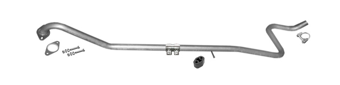 Mittelrohr für FORD FIESTA MK VI 1.6 TDCi 75, 90PS Auch Van Auspuff Mittelrohr