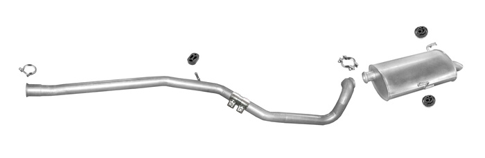 Auspuff PEUGEOT 206 2.0 HDI Kombi SW 2002-2006 Auspuffanlage