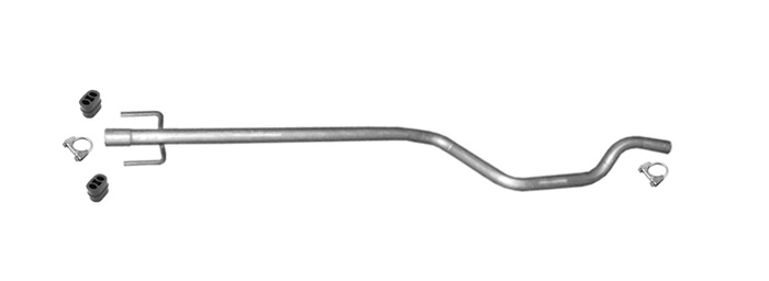 Mittelrohr für OPEL MERIVA A 1.7 DTi 75PS 2003-2005 (für mit Mittelrohr) Auspuff