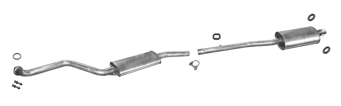 Auspuff für BMW 3 (E36) 325 td tds 2.5 ohne KAT Auspuffanlage