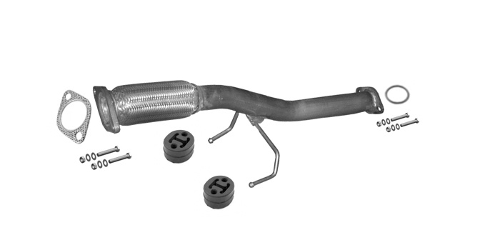 Hosenrohr für NISSAN JUKE 1.2 DIG-T Auspuff Flexrohr