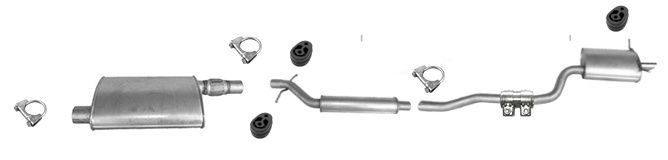 Auspuff für CHRYSLER PACIFICA 3.5 Auspuffanlage