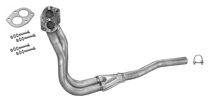 Rohr Vorne für LADA NIVA geschlossener  (2121, 2131) 1600 1700 auch 4x4 Auspuff