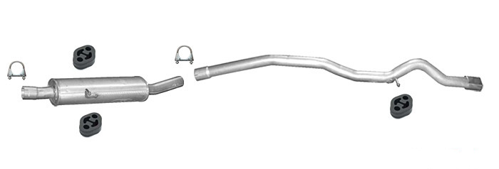 Auspuff MERCEDES B-KLASSE (W245) B200 CDI 140PS 2005-2007 Auspuffanlage