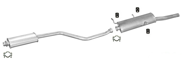 Auspuff CITROEN XSARA 2.0 HDI RHY/RHZ Kombi 00-05 Auspuffanlage
