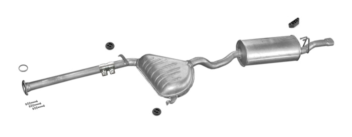 Auspuff ALFA ROMEO 146 1.3 1.4 1.6 1.7 16V 1995-1997 Auspuffanlage