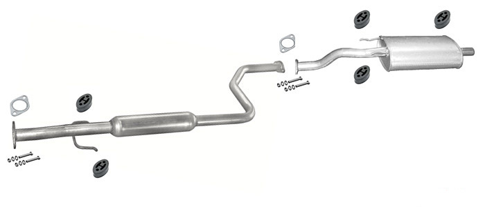 Auspuff ROVER 400 (RT) 414 416 Si Schrägheck Auspuffanlage