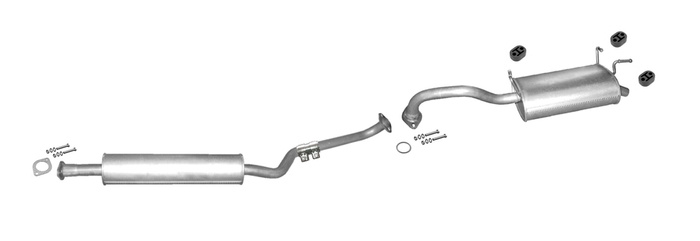 Auspuff NISSAN PRIMERA (P12) 1.8 2002-2007 Auspuffanlage