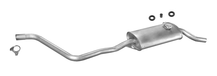 Endschalldämpfer für VOLKSWAGEN POLO II 1.3 D 1.0 1.3 08.1984-08.1990 Auspuff