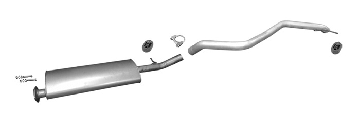 Auspuff für JEEP GRAND CHEROKEE 3.7 V6 Auspuffanlage