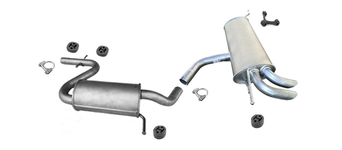 Auspuff für VW GOLF V / GOLF V PLUS 1.4 TSi 2.0 FSi 2003-2008 Auspuffanlage