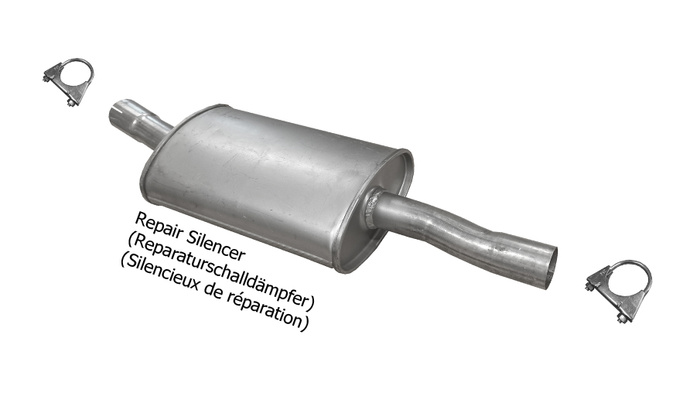 Mittelschalldämpferfür BMW 3 (E46) 316 318 Stufenheck Coupe Cabrio Kombi Compact