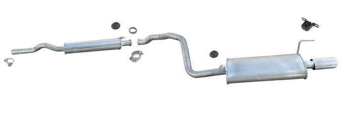 Auspuff für AUDI 80 (B4) 1.6/2.0 & 1.6/2.0E mit E-Prüfzeichen Auspuffanlage