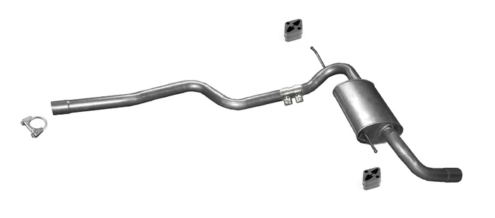 Endschalldämpfer für BMW 3 (F30 F31) 316 d 318 d 320 d 2.0 D auch xDrive Auspuff