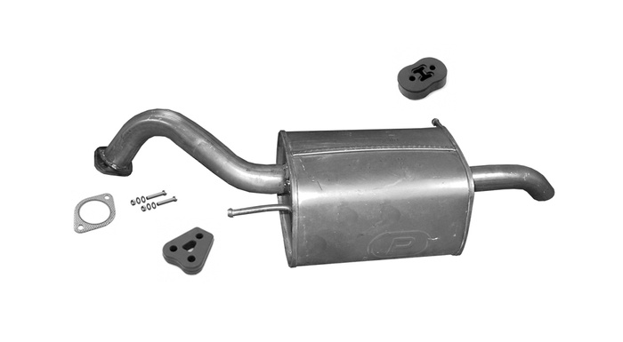 Endschalldämpfer für KIA CARENS IV 1.7 CRDi MPV 2013-08.2016 Auspuff