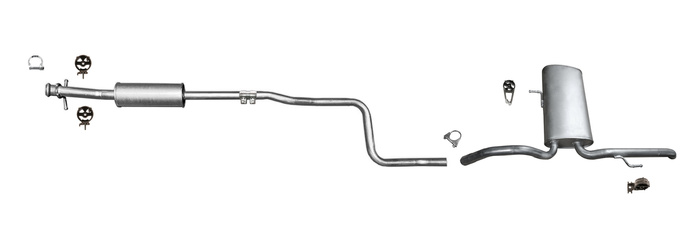 Auspuff für PEUGEOT 308 II 1.2 THP 110 130 Kombi 2014-2021 Auspuffanlage