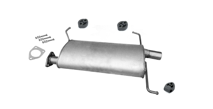 Endschalldämpfer für MITSUBISHI GRANDIS 2.4 Auspuff Endtopf