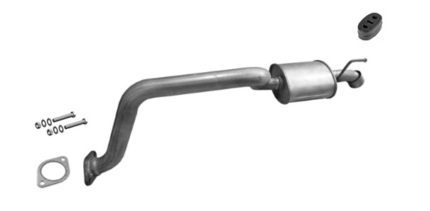 Endschalldämpfer für SSANGYONG REXTON 2.7D 4x4 ab 05.2006 Auspuffanlage