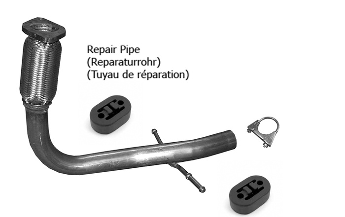 Reparaturrohr  für MATRIX (FC) 1.5 CRDi  Auspuff