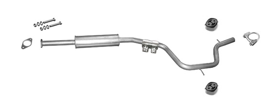 Mittelschalldämpfer für FORD MONDEO IV 2.3 160 PS ab 2007 Auspuff