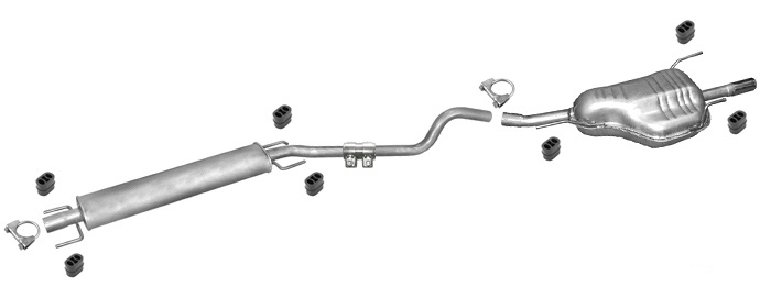 Auspuff OPEL ASTRA G 1.6 Kombi Caravan 2003-2004 Auspuffanlage